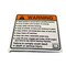 Cnh DECAL WARNING, CNH OEM 87626176 87626176 - alternate 3
