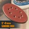Powertec 5in 8 Hole Hook & Loop Sanding Discs, 40/80/120 Assorted Grit, 75PK with Abrasive Cleaning Stick 45055N - alternate 10