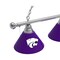 Holland Bar Stool Co Kansas State 3 Shade Billiard Light, Chrome Fixture BL3CHKnsasS - alternate 8