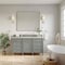 James Martin Vanities Brittany 60" Single Vanity, Urban Gray, w/ 3 CM Siberian Silestone Top w/FreePower Wireless Charger 650-V60S-UGR-FSFR - alternate 9