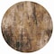 Homeroots 8' Taupe Gray And Ivory Round Abstract Washable Indoor Outdoor Area Rug 617676 - alternate 8