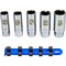 Neiko 0.375 in Drive CrV Steel SAE and Metric Spark Plug Socket Set, 5-Pieces 02500A - alternate 1