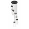 Z-Lite Fontaine 7 Light Chandelier, Matte Black, 19.5 In W x 15 In H 7002P5-7R-MB - alternate 1
