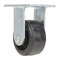 Vestil Rubber Rigid Caster 4 In. Diameter x 2 In. Width 396 Lb. Capacity Black CST-VE-4X2MR-R - alternate 5