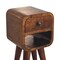 Homeroots 16" Brown Solid Wood Square One Drawer Nightstand 651570 - alternate 17