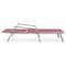 Leisuremod Marlin Patio Chaise Lounge Chair with Armrests in Grey Aluminum Frame, Burgundy, 2PK MLAGR-77BRG2 - alternate 10