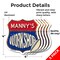 Signmission Manny's Workshop, 4 inch X 4 inch, Vinyl Decal, 5PK SHI-D-5PACK-4-489-MANNY - alternate 5