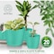 Lifemaster Planter Pots with Drainage Holes, Lightweight, Durable, Space-Saving, Aqua, 20PK LMFLOPAQA520 - alternate 7