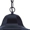 Homeroots Antique Bronze Geometric Glass Hanging Light 397989 - alternate 5