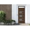Vdomdoors Front Exterior Prehung Metal-Plastic Door, Manux 8933 Walnut, Top Sidelite Transom, Office Commerci MANUX8933EXD-WLN-W32xH80+14-RH - alternate 3