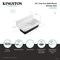 Kingston Brass 33" Cast Iron Single Bowl Wall Mount Kitchen Sink, White GCKWS331916 - alternate 6