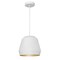 Afx Bronx Medium Base Pendant - 10in Dia. - White BRXP10MBWHGD - alternate 5
