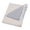 Homeroots 47" X 60" Blue and Ivory Cotton Woven Striped Throw Blanket with Fringe 548874 - alternate 7