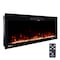 Northwest Electric Fireplace 42 in Wall Mounted with Fire Crackling Sounds & Remote to Adjust LED Flames 80-BEF-42W - alternate 1