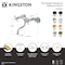 Kingston Brass Double-Handle Wall Mount Bathroom Faucet, Antique Brass KS2113BEX - alternate 6