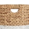 Happimess Avery Bohemian Cottage Handwoven Hyacinth Cylinder Nesting Baskets w/Handles, Natural/White, Set of BSK2011E-3SET - alternate 6