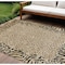 Homeroots 8' X 10' Gold Animal Print Washable Indoor Outdoor Area Rug 607647 - alternate 1