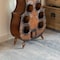 Vintiquewise Cello-Shaped Wine Holder 10-Bottle Freestanding Metal Rack Vintage Decorative Storage QI004779 - alternate 10