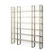 Homeroots Natural Iron and Solid Wood Six Tier Bookcase 392227 - alternate 1