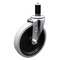 Service Caster 5 Inch Thermoplastic Rubber Wheel 1-3/8 Inch Expanding Stem Caster SCC SCC-EX05S510-TPRS-138 - alternate 1