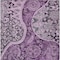 Homeroots 8' X 10' Purple And Charcoal Floral Medallion Washable Indoor Outdoor Area Rug 603194 - alternate 9