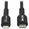 Eaton EATON USB-C To Lightning Sync/charge Cable M/m, Mfi Certified, Black, 3 M 9.8 Ft. M102-03M-BK - alternate 1