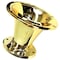 Deejay Led Gold Bolt-on Horn Flare with 2-in Throat for 2-in Compatible High Frequency Drivers TBH2INHORNGOLD - alternate 1