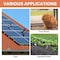 Wrightmaster Solar Panel Bird 6 in. x 100 ft. PVC Coated Mesh with 70-Piece Stainless Steel Fasteners for Bird,  ZR-Z9X662 - alternate 7