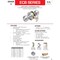 Trans Atlantic Co. ECB Bright Brass Grade 3 Cylindrical Entry Door Knob 2-3/4 in Backset Lockset and Single Cylinder Deadbolt Combo DL-ECB53S234DB251-US3 - alternate 6