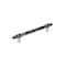Amerock Carrione 6-5/16 inch 160mm Center-to-Center Marble Black/Polished Chrome Cabinet Pull BP36650MBK26 - alternate 1