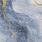 Homeroots 10' X 14' Blue And Gold Abstract Washable Indoor Outdoor Area Rug 611340 - alternate 9