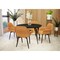 Leisuremod Round 47 in W, 30 in L, MDF/Metal, Ebony RTM47BL - alternate 7