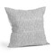 Homeroots 22" Cream And Indigo Botanical Linen Throw Pillow Cover with Embroidery 608208 - alternate 5