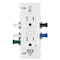 Leviton Lever Edge 125 V White GFCI Outlet EGFT1-0KW - alternate 7