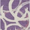 Homeroots 3' X 5' Purple Ivory And Gray Abstract Washable Indoor Outdoor Area Rug 599154 - alternate 9