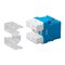 Monoprice Cat6 RJ45 180-Degree Punch Down Keystone Dual IDC_ Blue 27547 - alternate 7