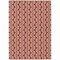 Homeroots 5' X 8' Red And Ivory Ogee Washable Indoor Outdoor Area Rug 601603 - alternate 9