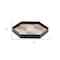 Homeroots Set of Three Natural and Black Hexagon Iron Serving Tray 516329 - alternate 6