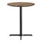 Flash Furniture Commercial 36" Natural HPL Tabletop with Black Bar Height X Base ST-RD36-NAT-T3030B-GG - alternate 10