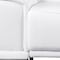 Homeroots 107in White and Silver Italian Leather Power Reclining Loveseat With Storage 720575 - alternate 9