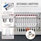 Vevor 10-Branch Radiant Heat Manifold 1/2 in PEX Tubing Floor Heating Manifold Set 7012-25-10-00-NPT - alternate 8