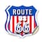 Signmission Route Us 66, 4 inch X 4 inch, Vinyl Decal, 2PK SHI-D-2PACK-4-480 - alternate 1