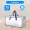 Simple Deluxe Extra Large Moving Bags with Backpack Straps, White, 10PK HKBAGXMOVING23WHTX10 - alternate 7