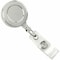 Brady Round Solid Color Badge Reel - Vinyl - 100 / Pack - Chrome, Clear 2120-4700 - alternate 1