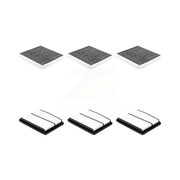Pur 3x Air + 3x Cabin Filter 6 Total Kit For Hyundai Sonata