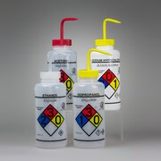 BEL-ART Bel-Art GHS Labeled Safety-Vented Assorted Wash Bottle: 1000ml, 4/PK F12432-0050