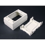 Wiremold Deep Box Fitting, White, PVC NM2048-WH