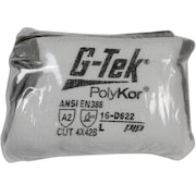 G-TEK POLYKOR Coated Glove, ANSI Cut A2, Size XL, PR 16-D622V/XL