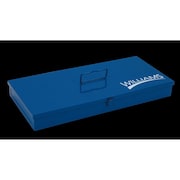 Williams Metal Socket Set Tool Box, Steel, Blue, 30-1/4 in W x 11-1/2 in D x 4-3/4 in H TB-12