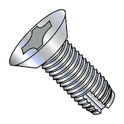 ZORO SELECT Concrete Screw, Flat, Steel Zinc Plated, 10000 PK 04041PU